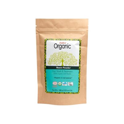 Polvo de neem orgánico indio | Profesional (100g)