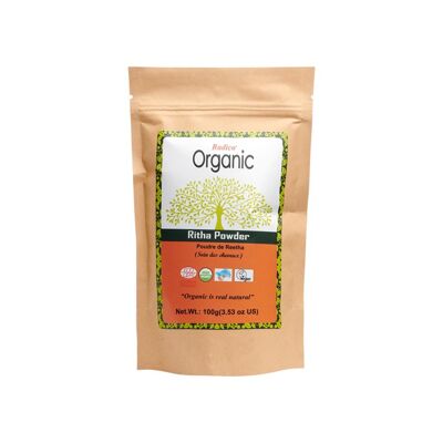 Polvo indio Reetha orgánico | Profesional (100g)