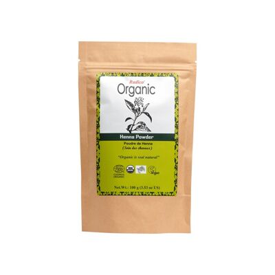 Polvo de henna orgánico indio | Profesional (100g)