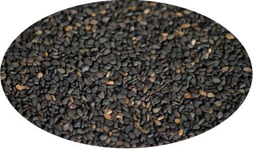 Sesam schwarz ungeschält - 1kg Gewürze