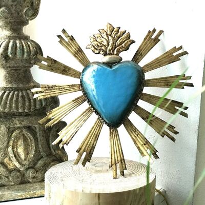 Turquoise Old Radiant Heart
