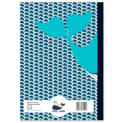 Cahier A5 - 48p Baleine