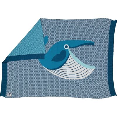 Couverture en tricot baleine