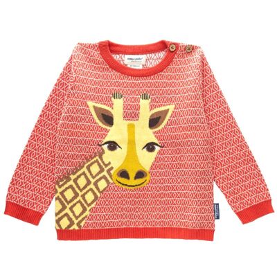 Pull tricot girafe