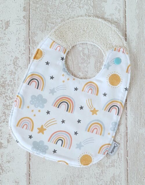 Bavoir coton bio Rainbow