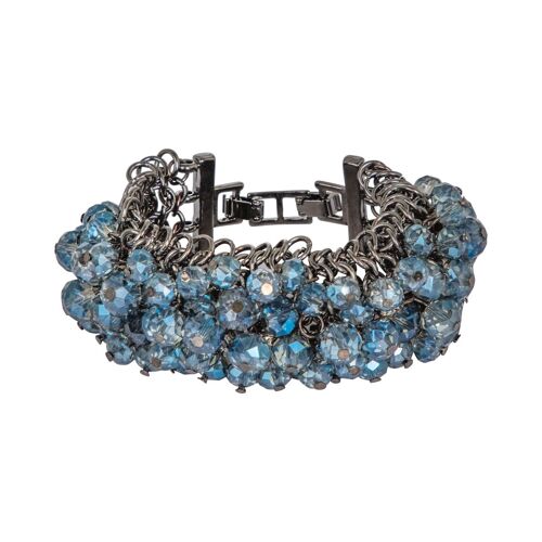 Catherine Cut Glass Clasp Bracelet DB1043B