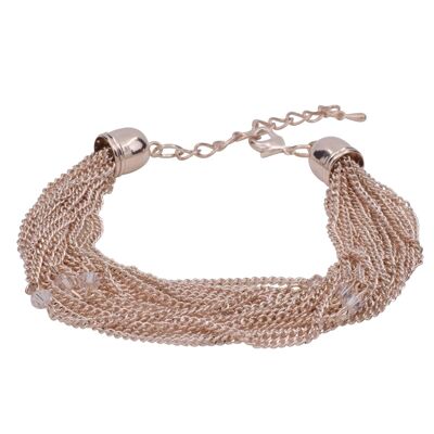 Donna Crystal Mehrreihiges Verschlussarmband DB1378K