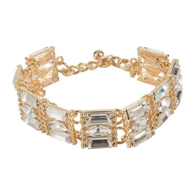 Pulsera Donna con cierre de cristal - Oro