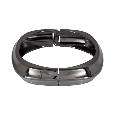 Eternal Hinged Bracelet - Gunmetal Black