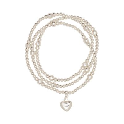 Eternal Heart Multi-Row Bracelet DB1606A