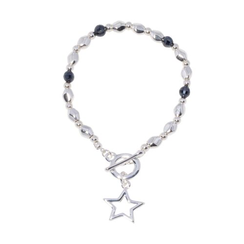 Asteria Silver & Midnight Blue Crystal Star