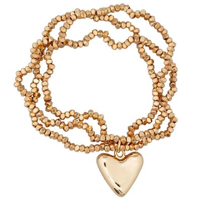 Brazalete Corazón de varias filas Sweetheart DB1830K