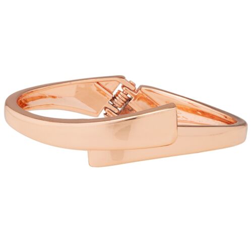 Zaha Thin Hinged Bracelet - Rose Gold