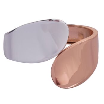 Zaha Overlap Design Bracelet à fermoir articulé DB1873A
