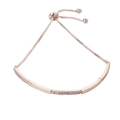 Keira Cubic Zirconia Diamonds Drawstring Bracelet