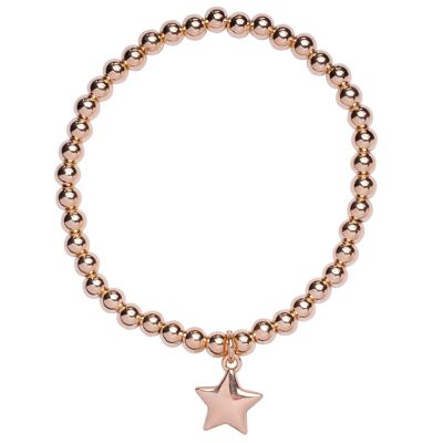 Emily Contemporary Star Pendant Elasticated Bracelet DB1916K