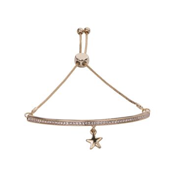 Keira Rose Cristaux Étoile Pendentif Cordon Bracelet DB1922S