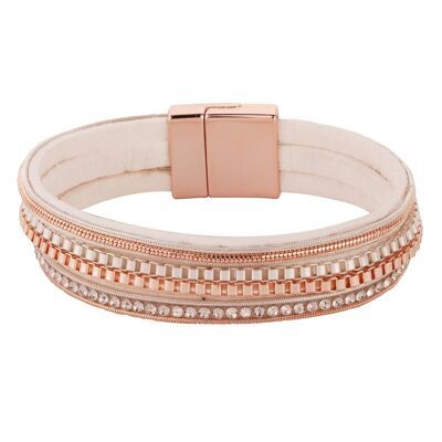 Pulsera Eternal Suede Crystal Magnetic DB1932A