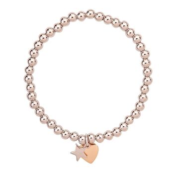 Bracelet Élastique Emily Heart Star DB1942A