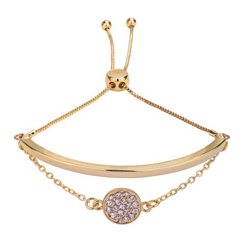 Keira Multi-Row Crystal Drawstring Bracelet DB1953K