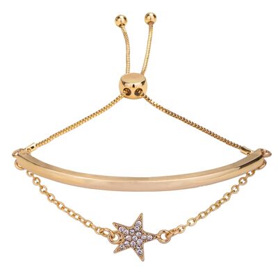 Keira Crystal Star Drawstring Bracelet DB1955K