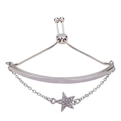 Keira Crystal Star Drawstring Bracelet DB1955S