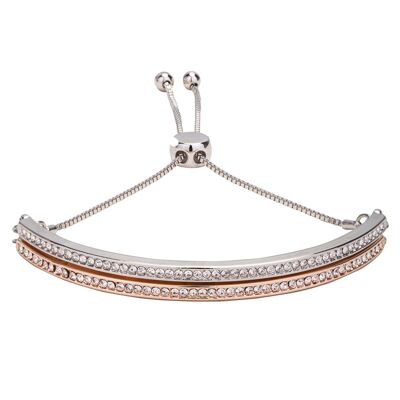 Keira Multi-Row Crystal Drawstring Bracelet DB1957S