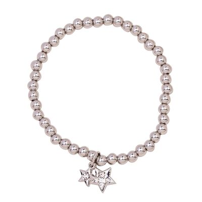 Emily Crystal Star Elasticated Bracelet DB1959S