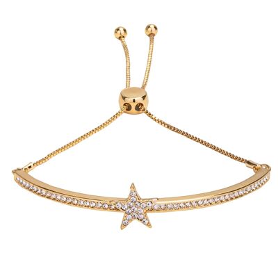 Keira Crystal Star Drawstring Bracelet DB1963K