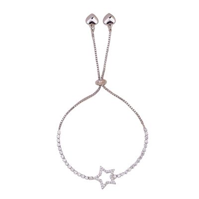 Keira Crystal Star Coeur Cordon Bracelet DB1973S