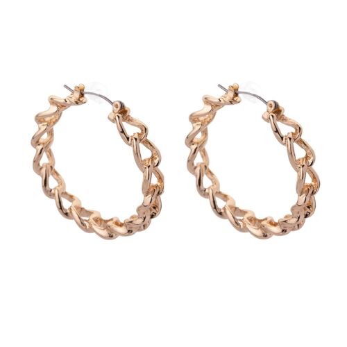 Eternal Hoop Lever Back Earrings DE0807S