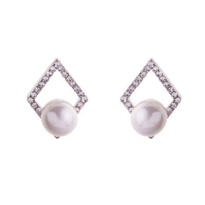 Audrey Crystal & Faux Pearls Contemporary DE0809S