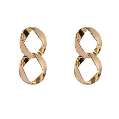 Zaha Abstract Geometric Contemporary Stud Earrings DE0820S
