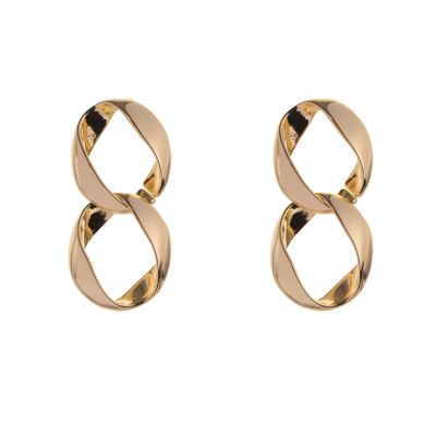 Zaha Abstract Geometric Contemporary Stud Earrings DE0820S