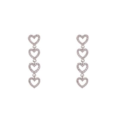 Keira Gold Plated & Crystal Post Earrings DE0883B