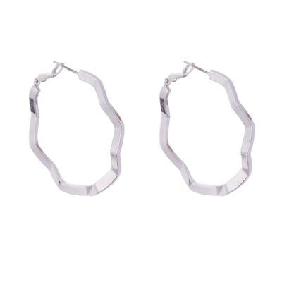 Aretes Eternal Hoop Abstract Palanca DE0908K