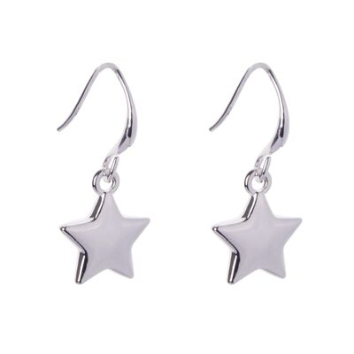 Emily Star Hook Earrings - Gold