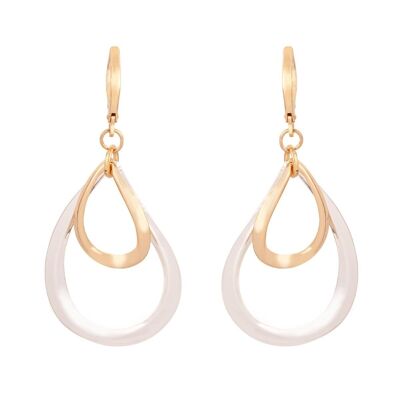 Boucles d'Oreilles Zaha Abstract Lever Back DE0930C