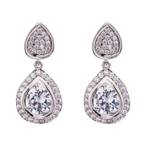 Diana Crystal Drop Post Earrings DE0960S