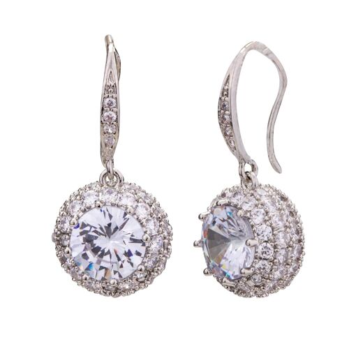 Diana Crystal Geometric Hook Earrings DE0961S