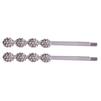 Kylie Silver Clear Crystal Contemporary Set Slide