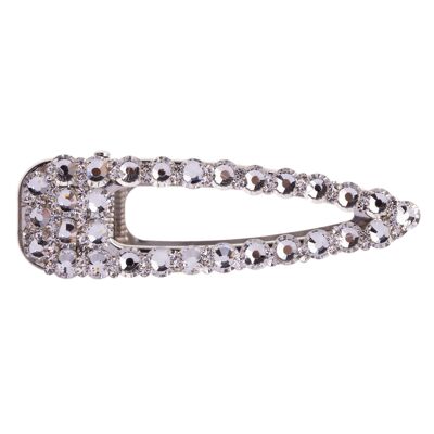 Elizabeth Silver Clear Occasion Clip Haarschmuck