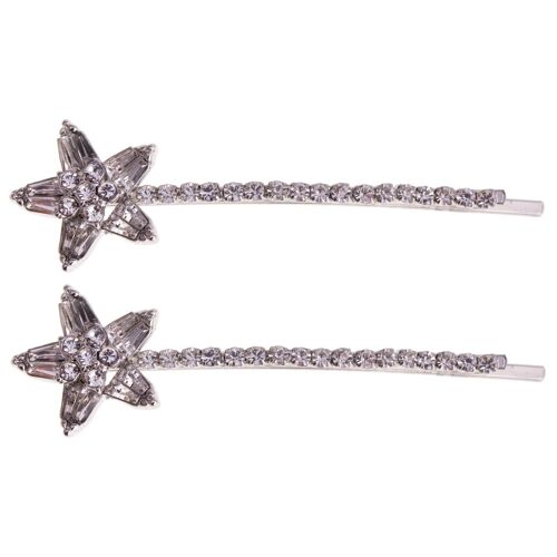 Kylie Silver Clear Crystal Set Contemporary Star