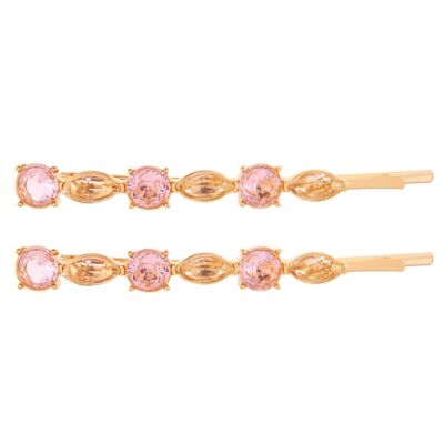 Ariana Gold Crystal Contemporary Set Slide Accesorios para el cabello