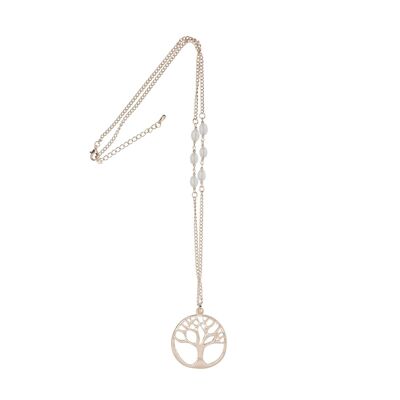 Eternal Crystal Tree Of Life Long Necklace DN1266B
