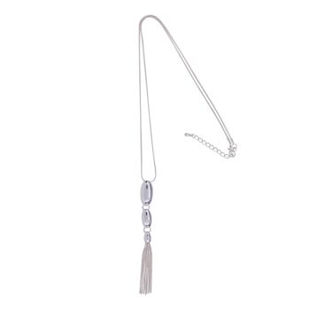 Collier long pampille contemporain éternel DN1290B