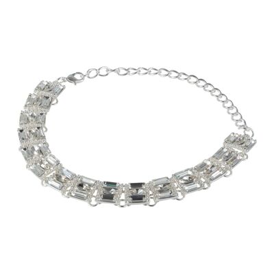 Donna Clear Crystal Choker Necklace DN1377A