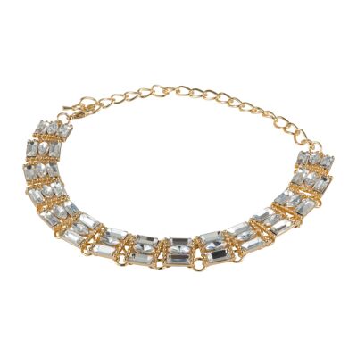 Donna Clear Crystal Choker Necklace DN1377K