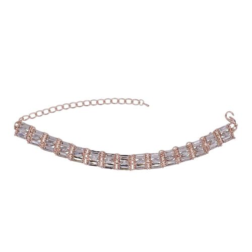 Donna Clear Crystal Choker Necklace DN1377S