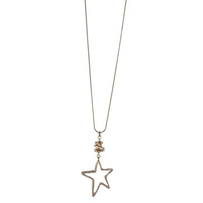 Collar Largo Estrella Contemporánea Eterna DN1424